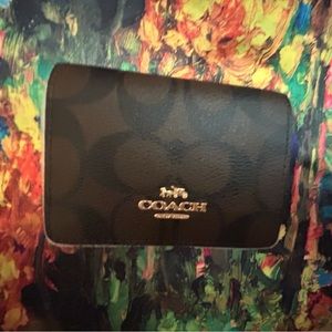 NWT Coach Mini Wallet on Chain